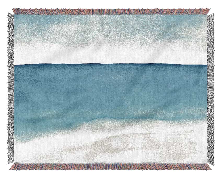 Ocean Blues Woven Blanket