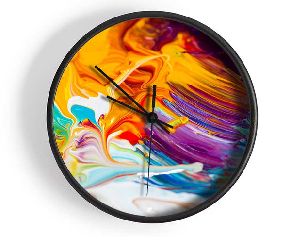 Liquid Splash Clock - Wallart-Direct UK