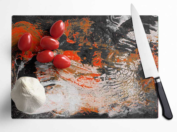 Dragon Breath 2 Glass Chopping Board