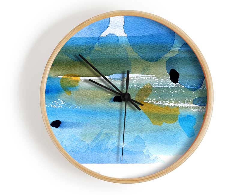 The River Flows Clock - Wallart-Direct UK