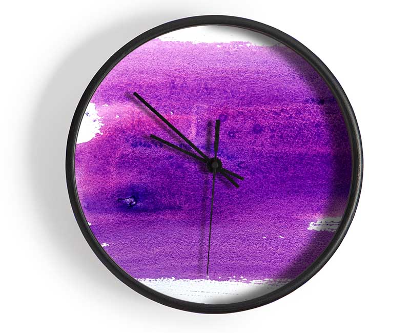 Purple Patience Clock - Wallart-Direct UK