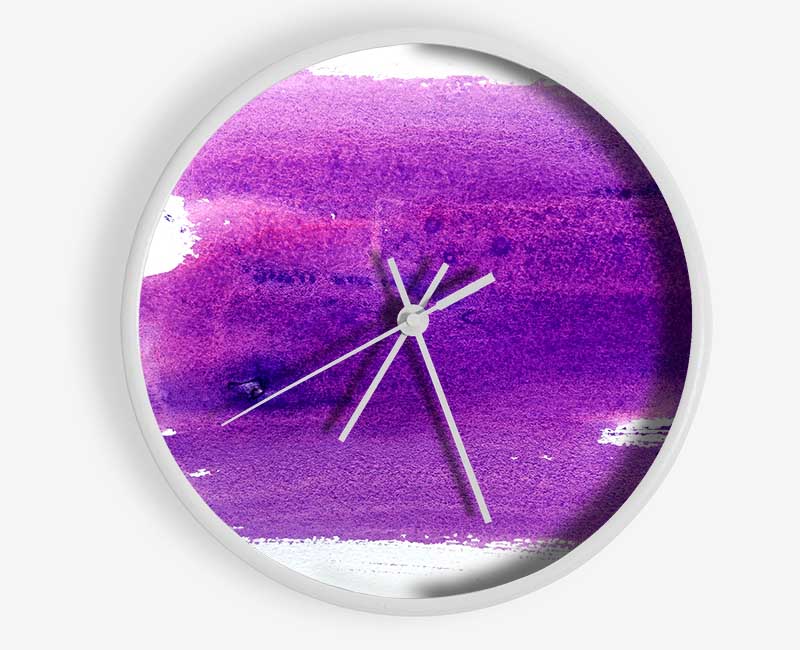 Purple Patience Clock - Wallart-Direct UK