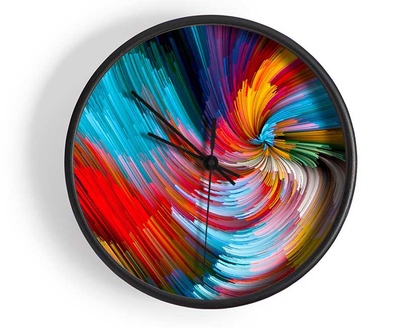 Threads Of Time Clock - Wallart-Direct UK