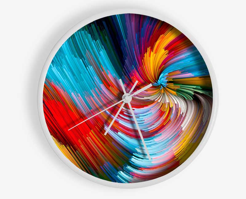 Threads Of Time Clock - Wallart-Direct UK