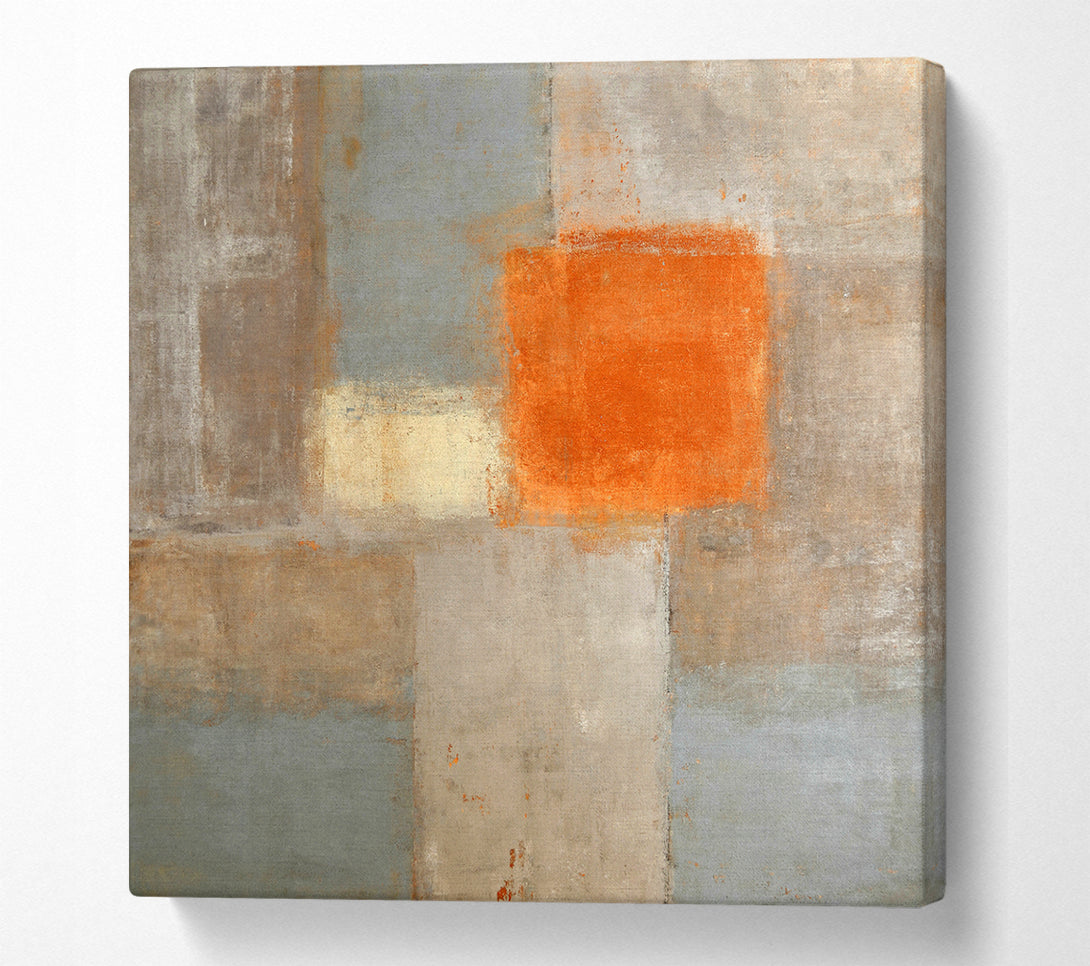 A Square Canvas Print Showing Oblong Square Wall Art