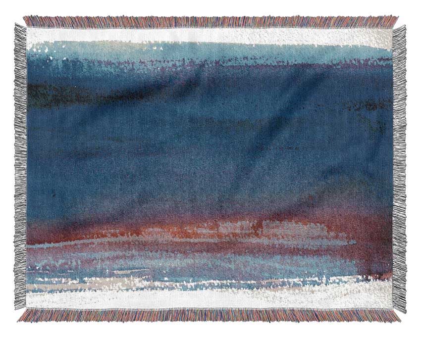 Ocean Ebb Woven Blanket