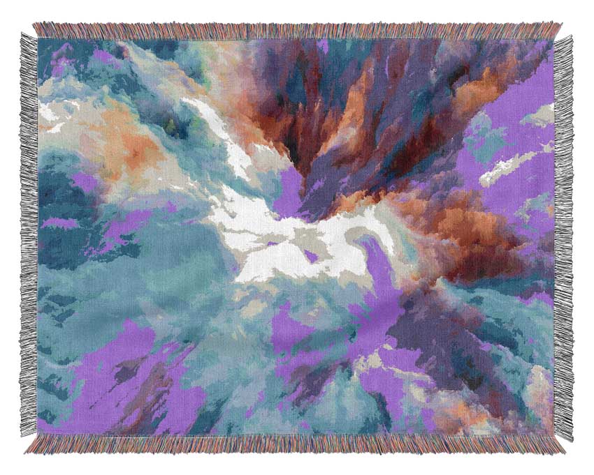 Clouds Of Power Woven Blanket