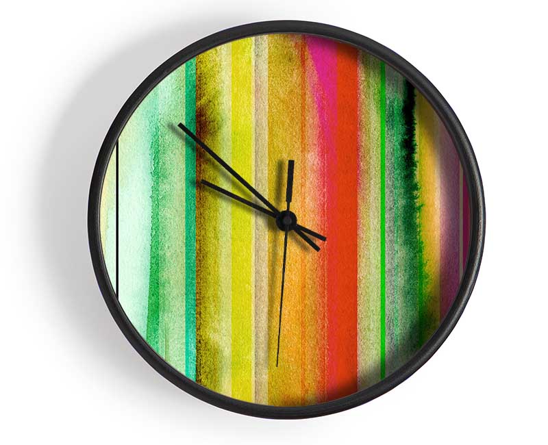 Brush Strokes 3 Clock - Wallart-Direct UK