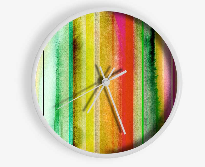 Brush Strokes 3 Clock - Wallart-Direct UK