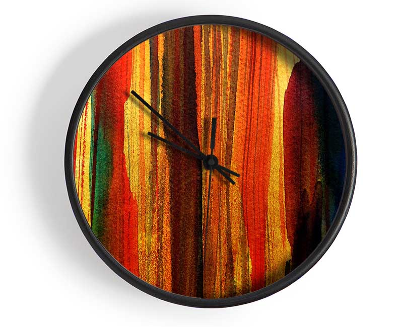 Brush Strokes 2 Clock - Wallart-Direct UK