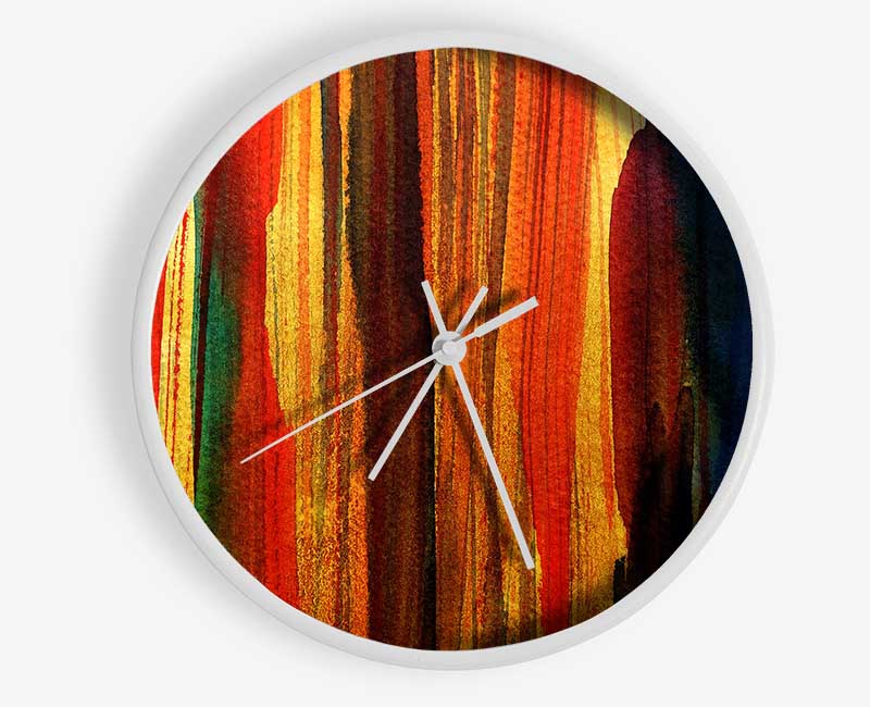 Brush Strokes 2 Clock - Wallart-Direct UK