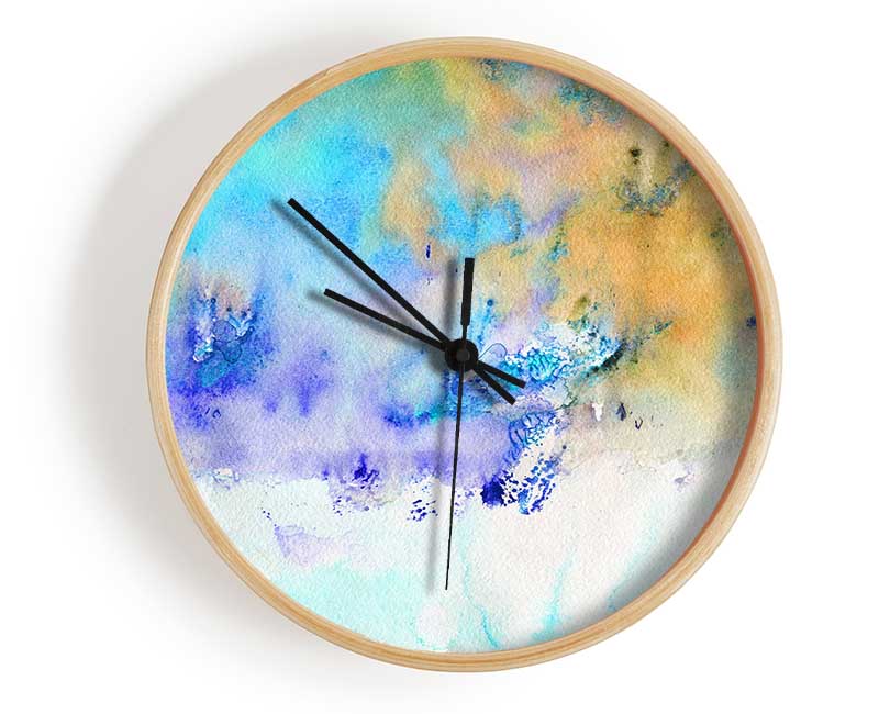 Sunrise Haze 2 Clock - Wallart-Direct UK