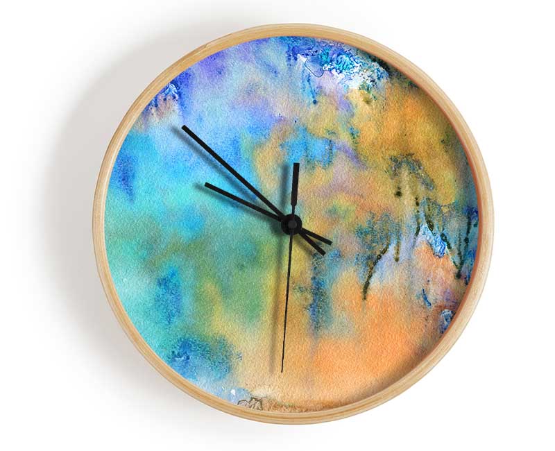 Sunrise Haze 1 Clock - Wallart-Direct UK