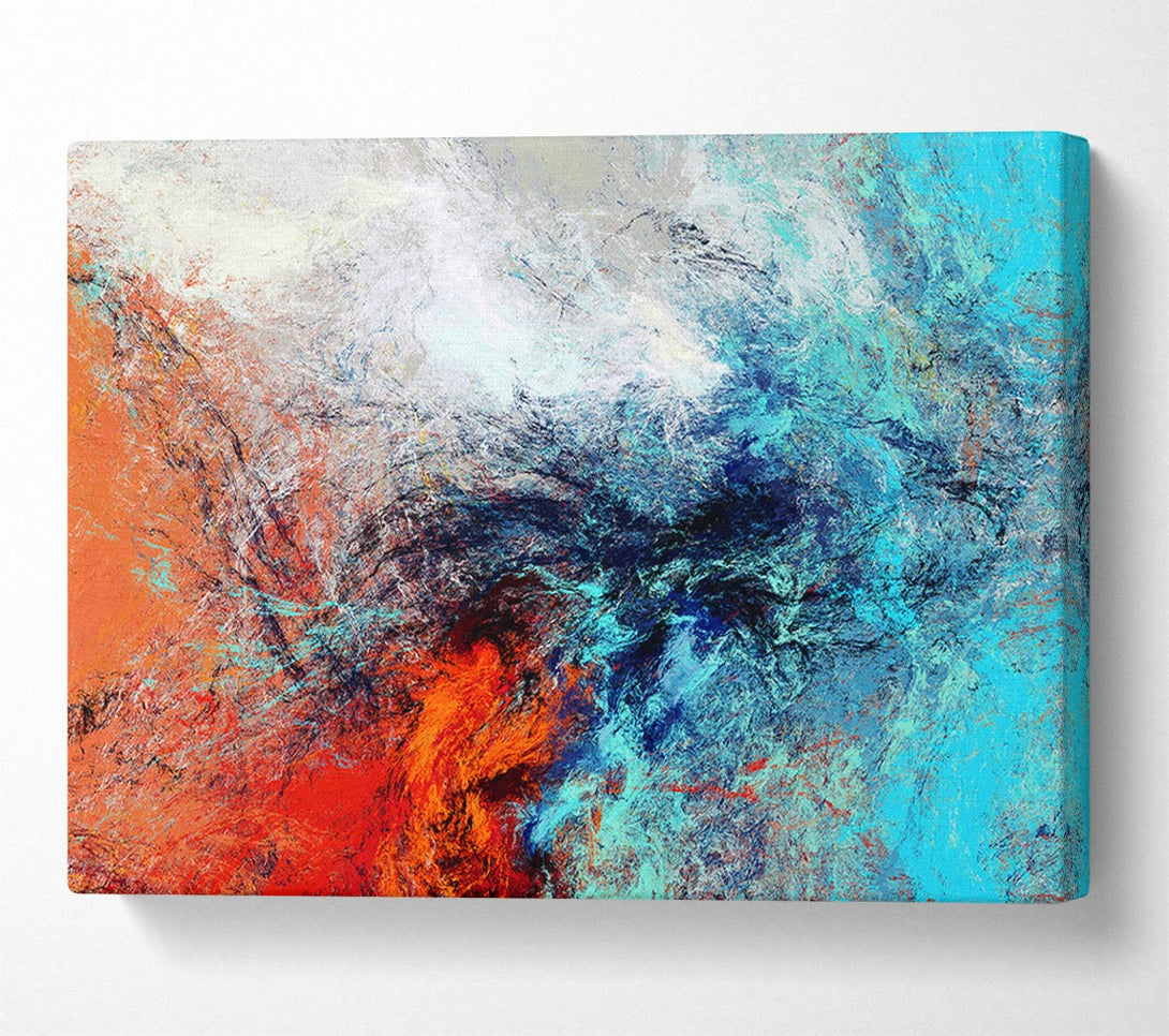 Picture of Fire And Ice Canvas Print Wall Art