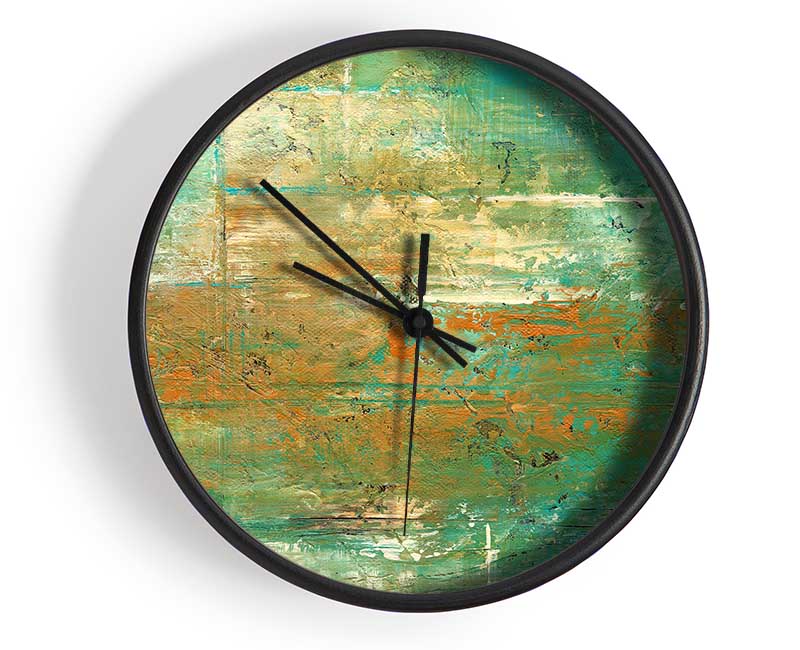 Paint Cracks Clock - Wallart-Direct UK