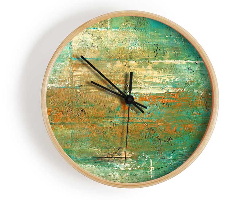 Paint Cracks Clock - Wallart-Direct UK