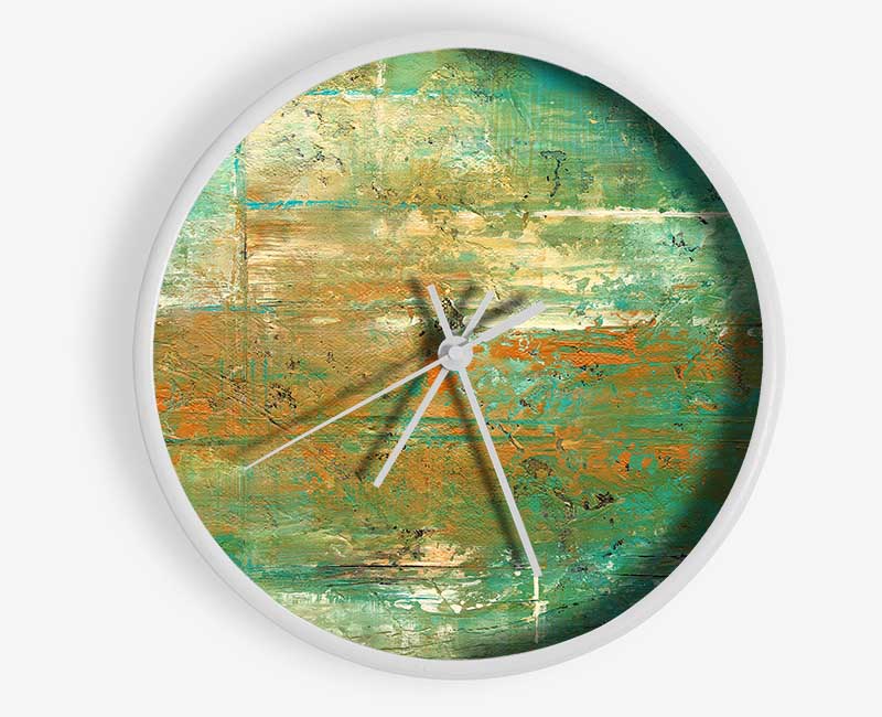 Paint Cracks Clock - Wallart-Direct UK