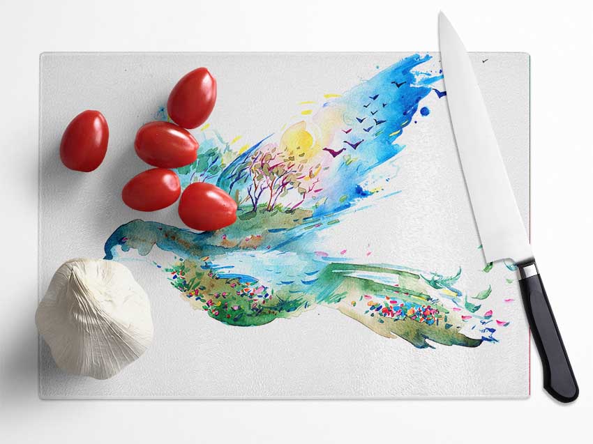 Dove Magic Glass Chopping Board