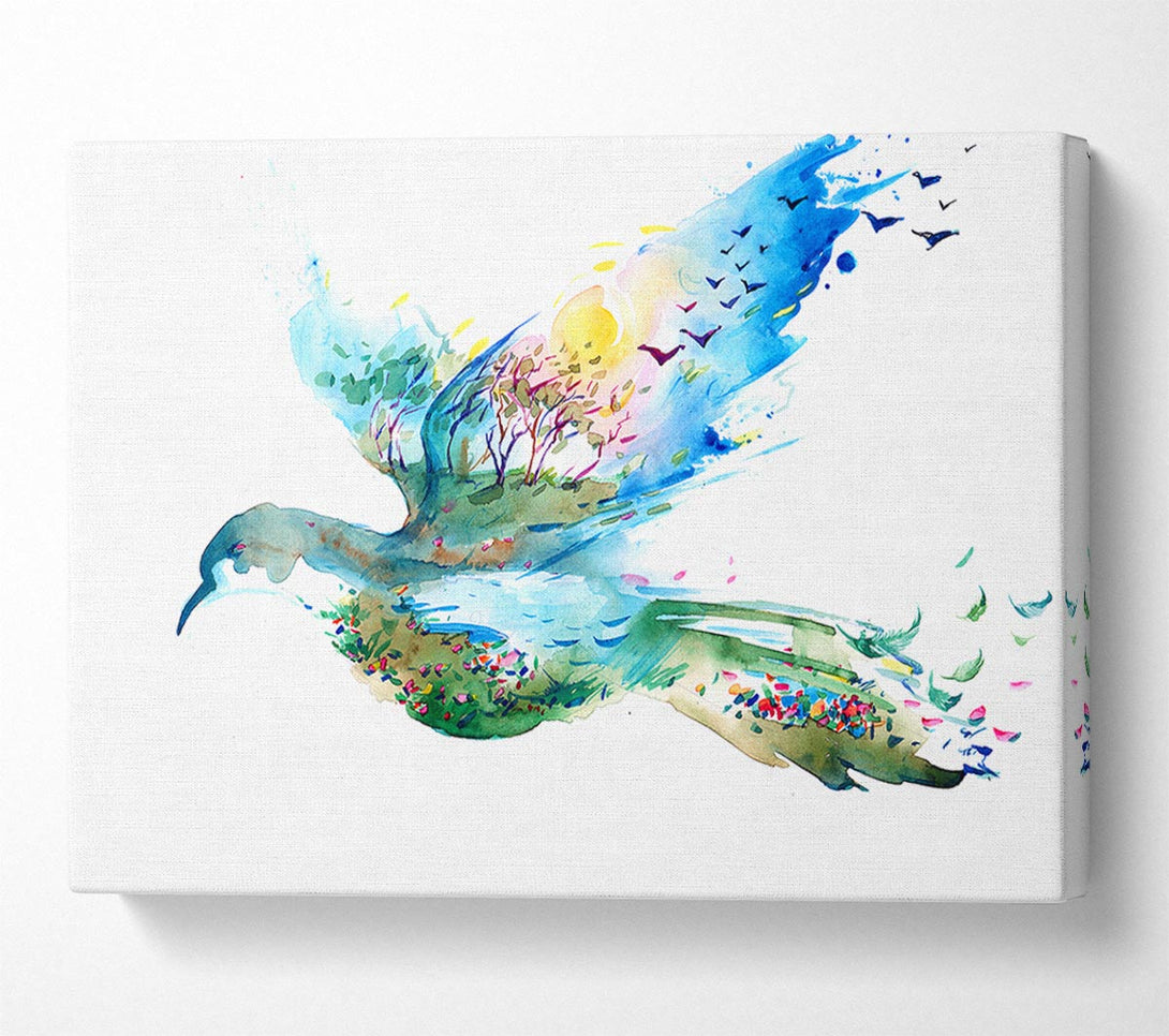 Picture of Dove Magic Canvas Print Wall Art