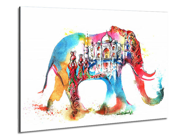 Rainbow Indian Elephant