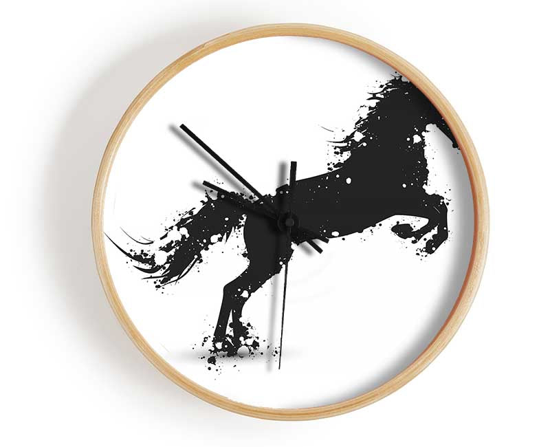 Stallion Horse Splendor Clock - Wallart-Direct UK