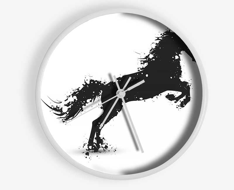 Stallion Horse Splendor Clock - Wallart-Direct UK