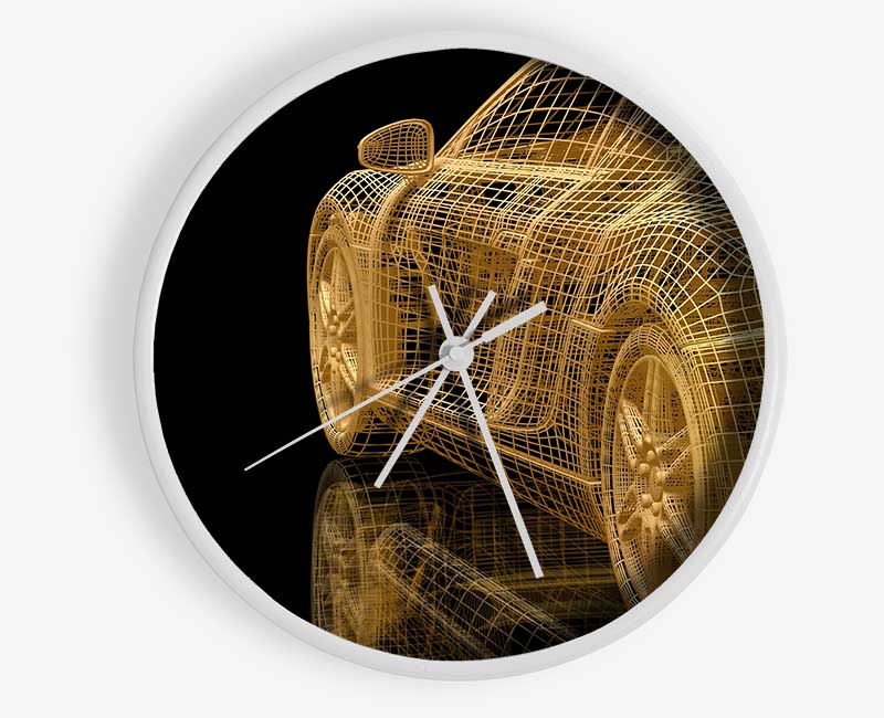 Gold Concept Clock - Wallart-Direct UK