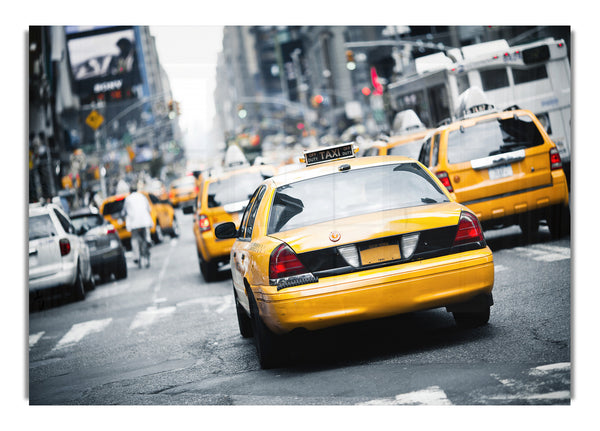 Yellow Cabs In New York 1