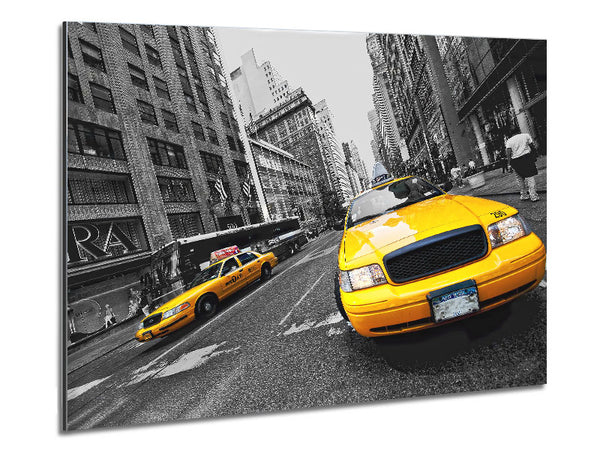 Yellow Cabs In New York 2