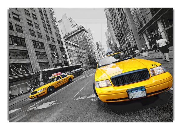 Yellow Cabs In New York 2