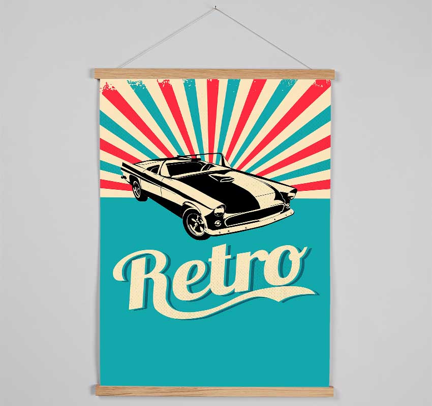 Retro Poster Hanging Poster - Wallart-Direct UK