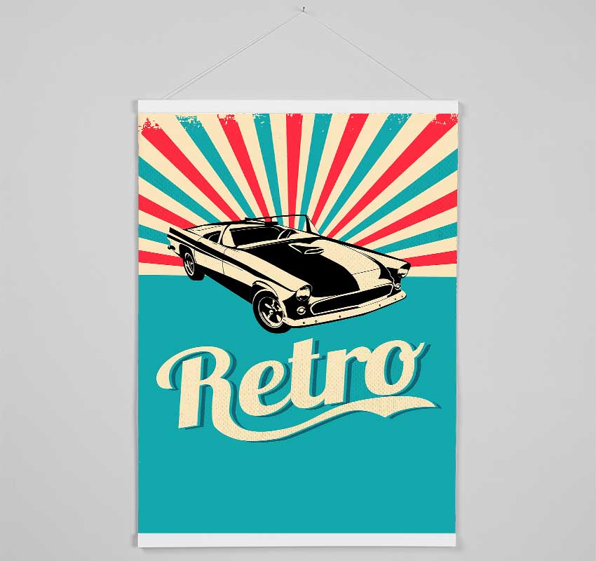 Retro Poster Hanging Poster - Wallart-Direct UK