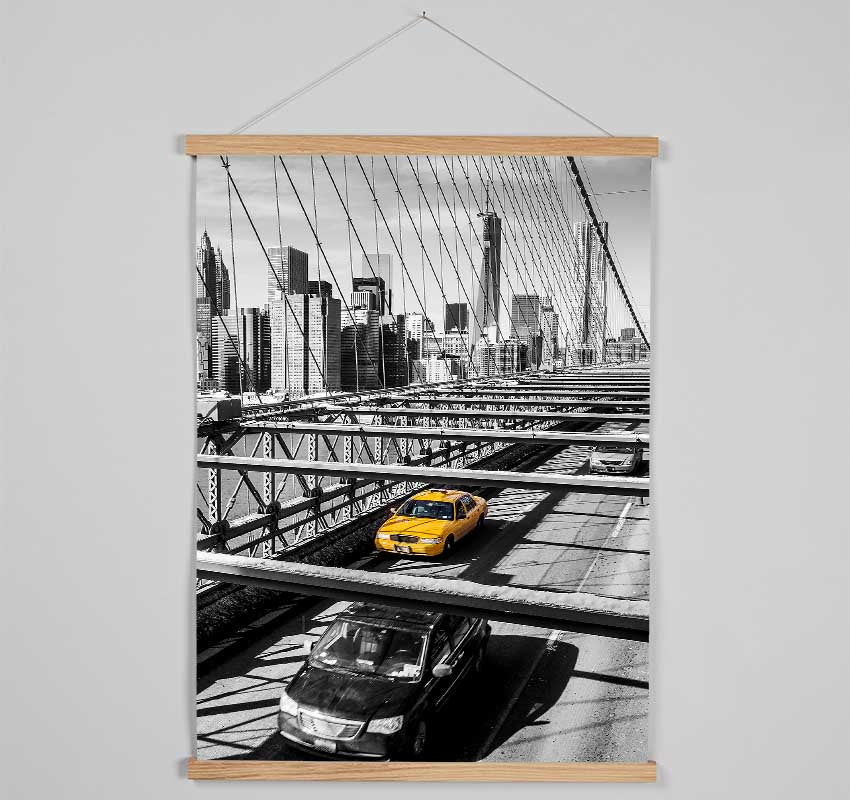 Yellow Cabs In New York 6 Hanging Poster - Wallart-Direct UK