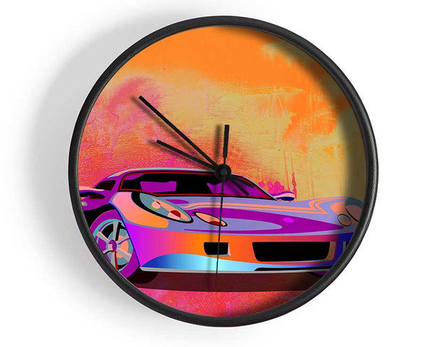 Lamborgini Beauty Clock - Wallart-Direct UK