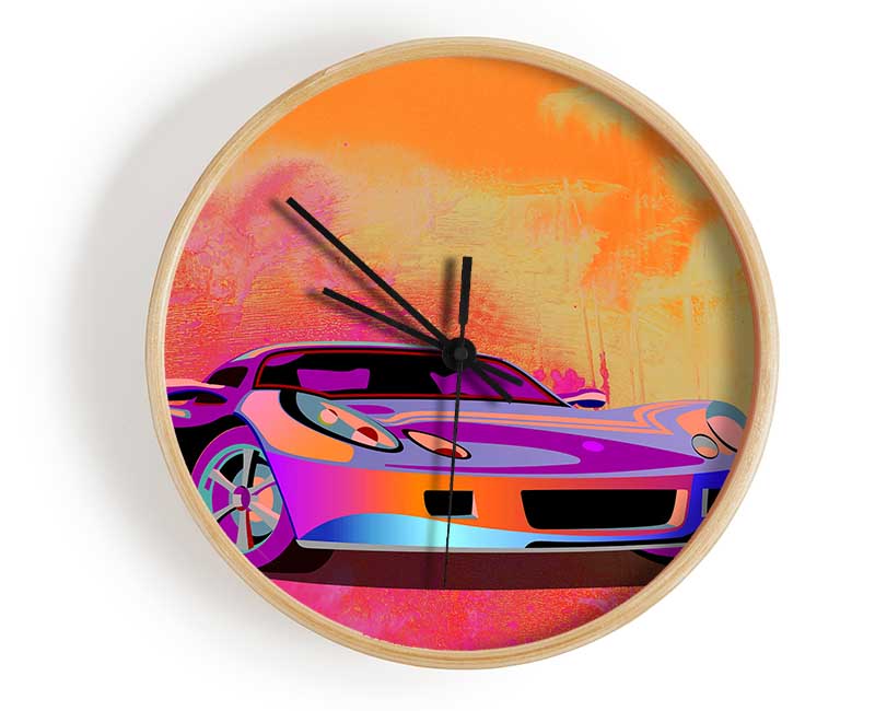 Lamborgini Beauty Clock - Wallart-Direct UK