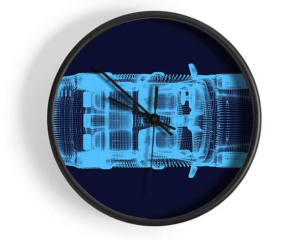 Wireframe 2 Clock - Wallart-Direct UK