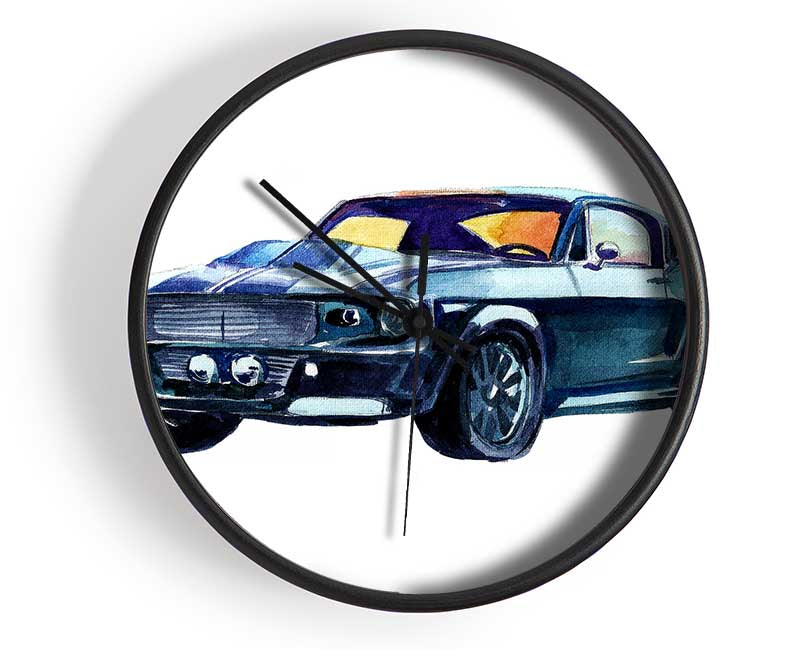 Mustang 14 Clock - Wallart-Direct UK