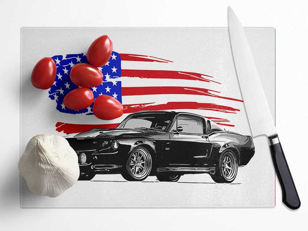 Mustang 15 Glass Chopping Board