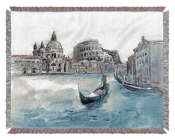 Gondola Ride 10 Woven Blanket