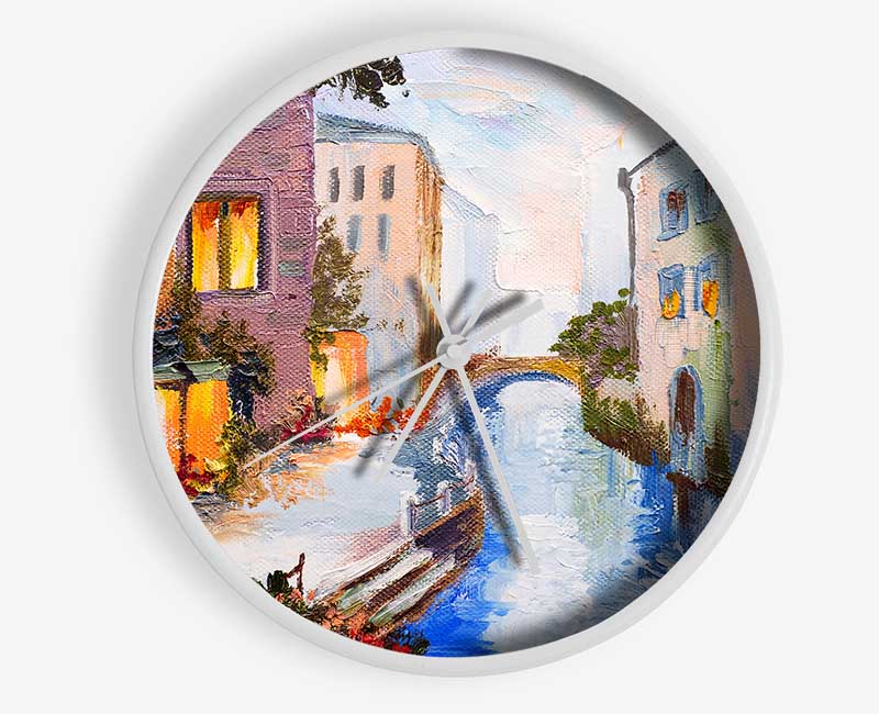 Watercolour Glow Clock - Wallart-Direct UK