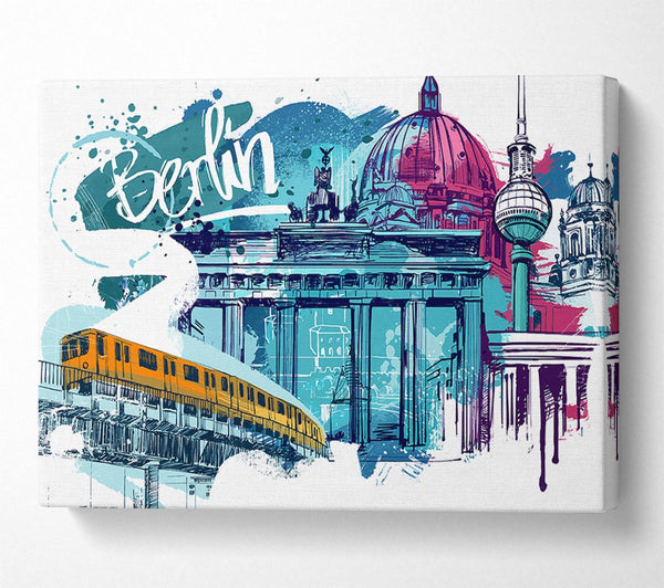 Picture of Berlin Canvas Print Wall Art