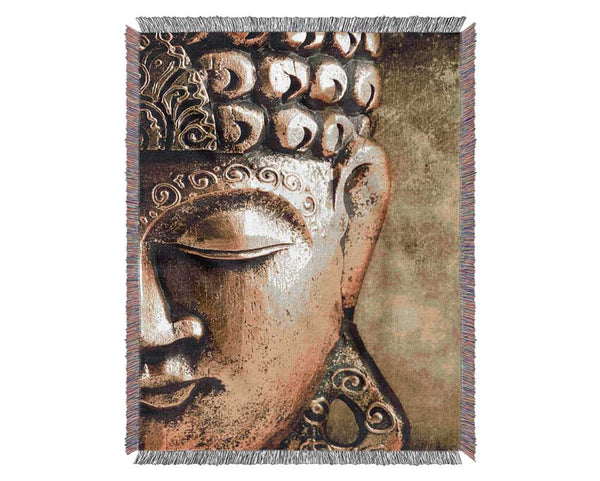 Golden Buddha Woven Blanket