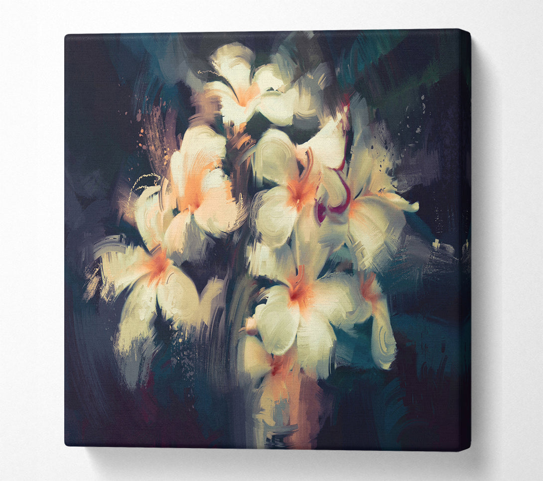 A Square Canvas Print Showing Bouquet Of Beauty Square Wall Art