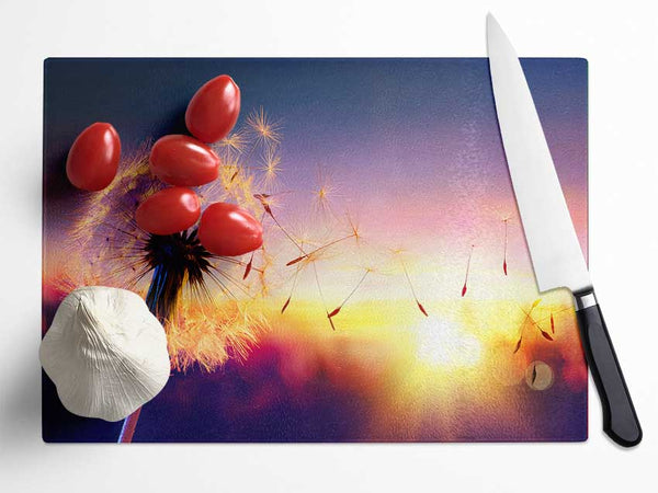 Whisper In The Sun Glass Chopping Board