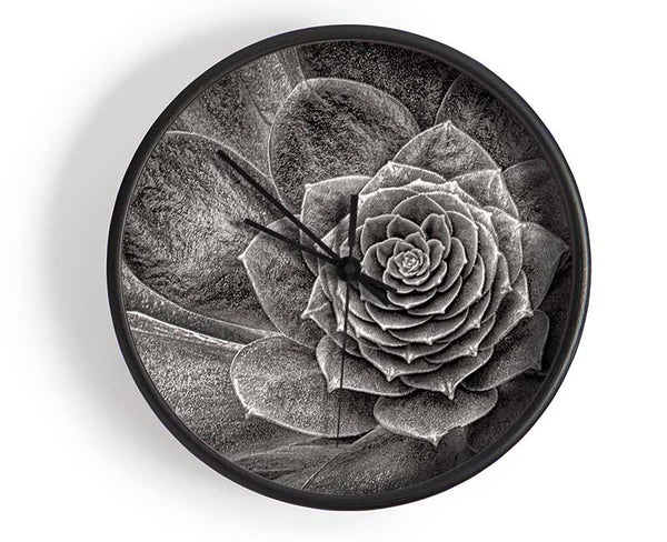 Cabbage Leaves Clock - Wallart-Direct UK