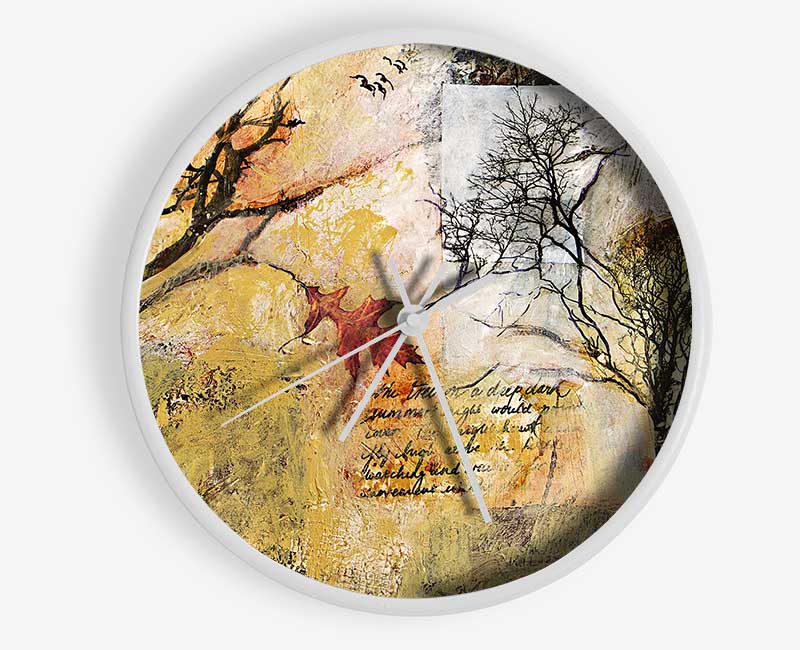 Woodland Montage Clock - Wallart-Direct UK