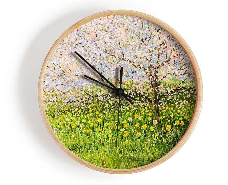 Spring Time Clock - Wallart-Direct UK