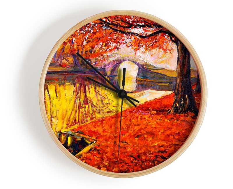 Autumn Splendor Clock - Wallart-Direct UK