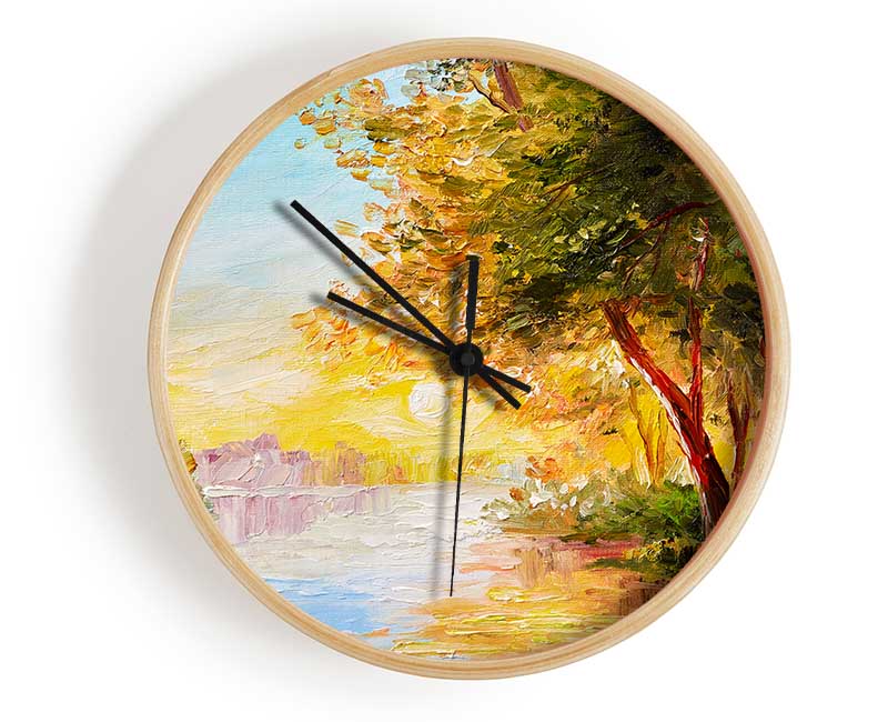 Lake Wonder Clock - Wallart-Direct UK