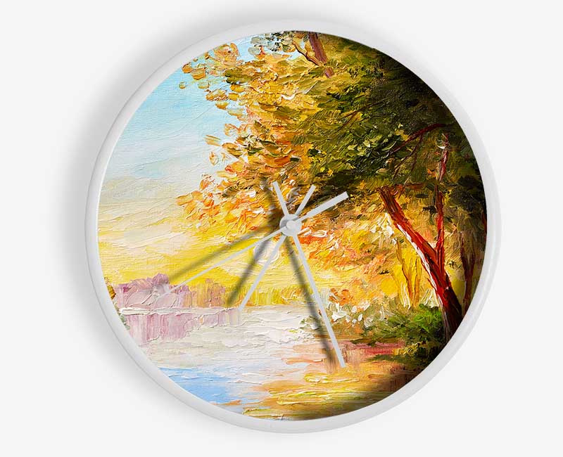 Lake Wonder Clock - Wallart-Direct UK